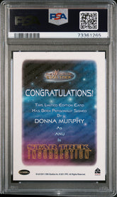 2017 Star Trek 50th Anniv Autograph Donna Murphy as Anij Limited Auto PSA 10